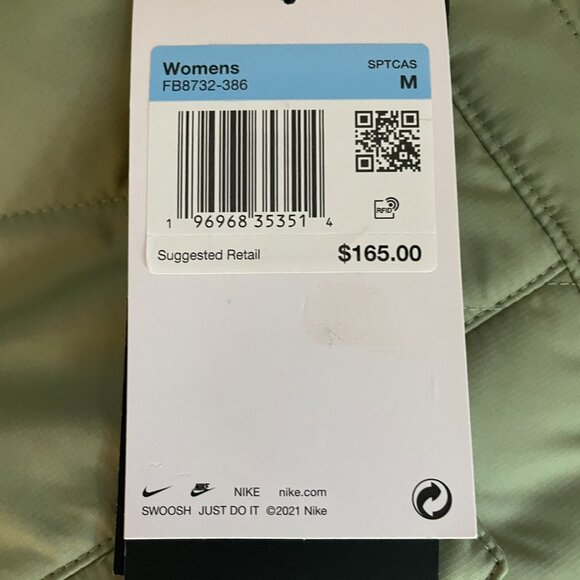 Nike Women's Olive Puffer Jacket - Picture 13 of 13